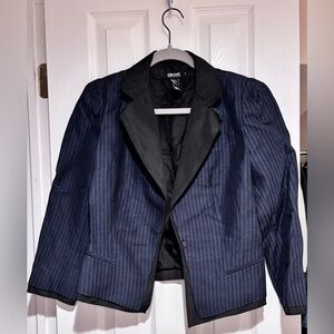DKNY Navy Striped Blazer Size 6